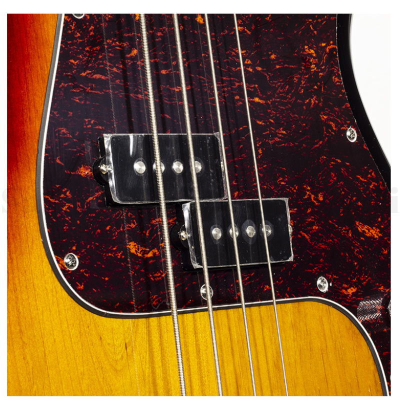 P Bass Style Yellow Sunburst - immagine 3