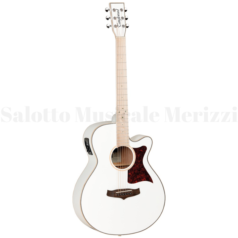 TW4E-BLW Chitarra acustica elettrificata Whitsunday White Gloss