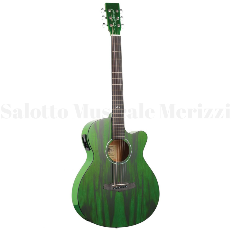 TA4-CE-GR Chitarra acustica elettrificata Aurora Green